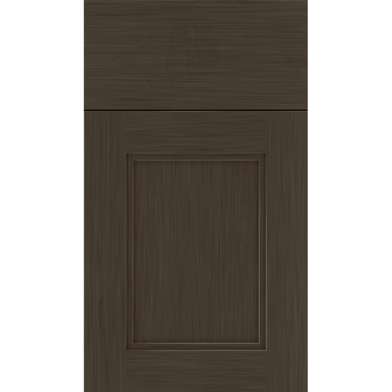 Échantillon de porte à accès complet Dwelling, Ardoise patinée, Érable