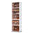 Shoe Rack,Expandable Multi-Functional Shoe Cabinet with Door-1073430623