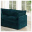 Ensemble de canapé de salon en chenille bleu 3 pièces, canapé modulaire 2 places et fauteuils d'appoint-2070704639