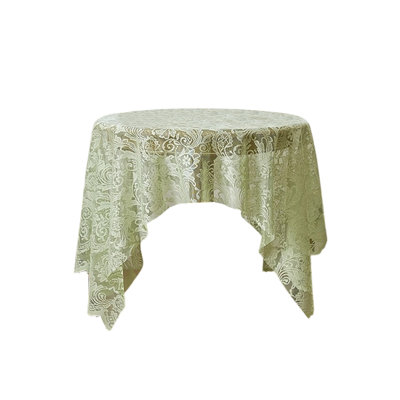 French Dining Table Coffee Table Cover Towel Lace Hollow Table Cloth Rectangular Decorative Round Table