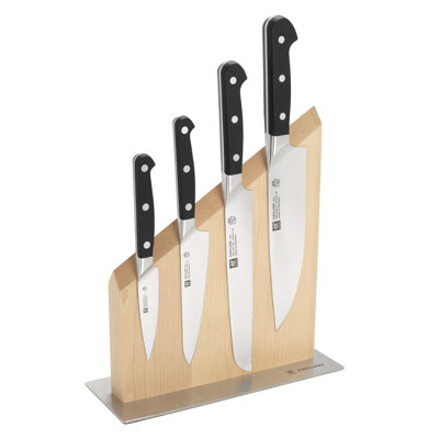 ZWILLING Pro RCF 5-Pc Magnetic Knife Block Set - Brown