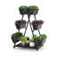 Raised Garden Bed With 4 Wheels Tiered Planter Stand Elevated Garden Planter