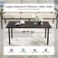 Ensemble de conversation pour patio 7 personnes en métal avec causeuse et chaises longues pivotantes-425372680-425373173-425373183