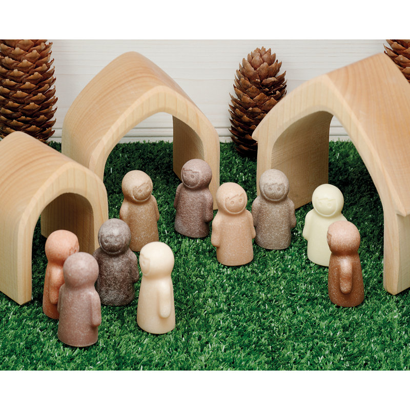 Porte jaune Little People Like Me, ensemble de 10