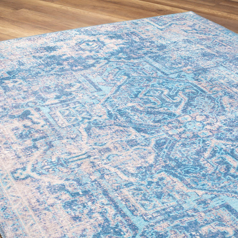 Premium 100% Polyester Area Rug, 6.9 x 10.2 ft | 1850 g/m², 0.2 in Pile Height | Recycled Poly Cotton Underside | Machine Washable at 30°C | Soft, Durable, Eco-Friendly Design for Modern Living Spaces