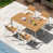 Bois de teck / blanc