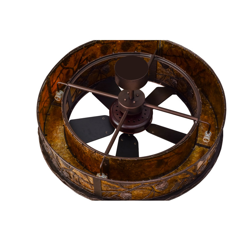 Rustic Lodge 8 - Light Chandelier, Mahogany Bronze