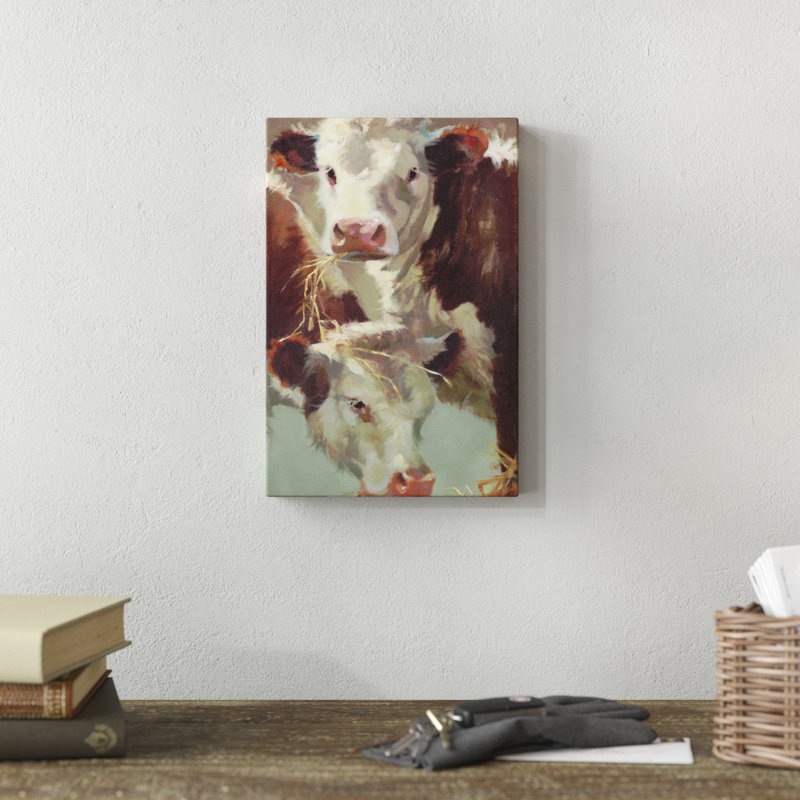 «Hef n Her», peinture sur toile, H 12 po x l 8 po