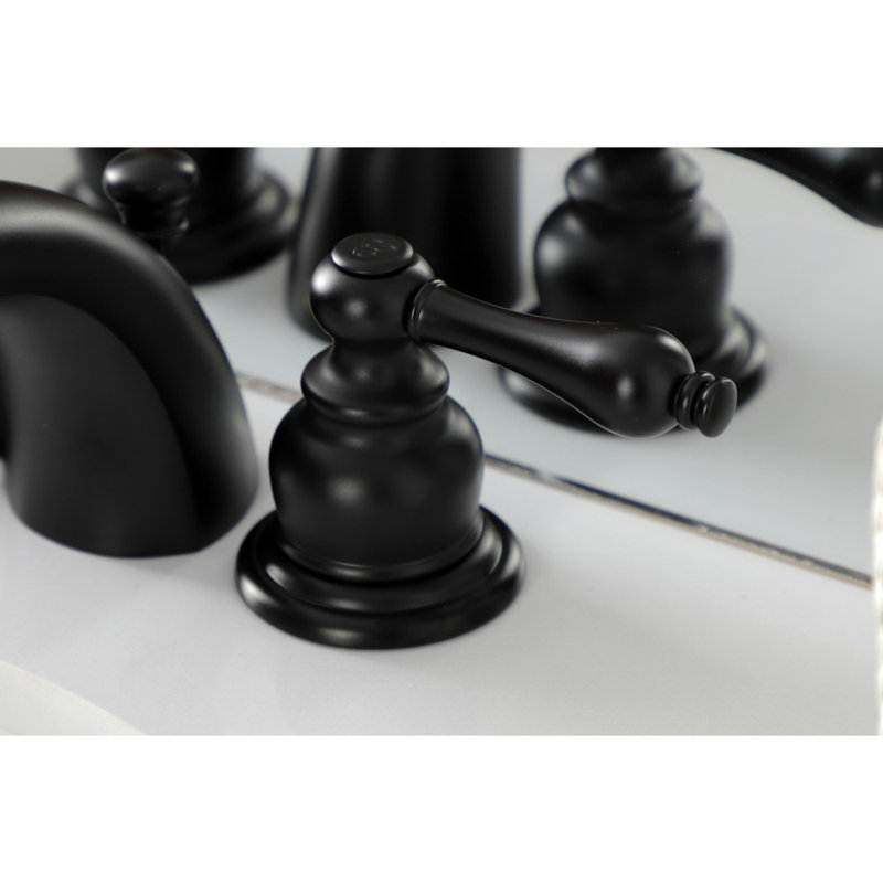 Robinet de salle de bain Kingston, Noir mat