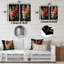 Snapdragons Serenade I - Ensemble de 3 décorations murales en métal Snapdragons-432288040