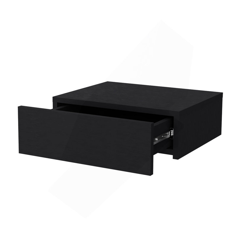 Table de chevet flottante murale Wenge, Wengé