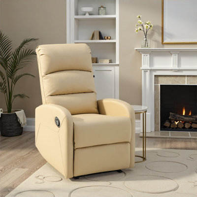 Vadys 24.5" Wide Faux Leather Manual Standard Recliner by Latitude Run