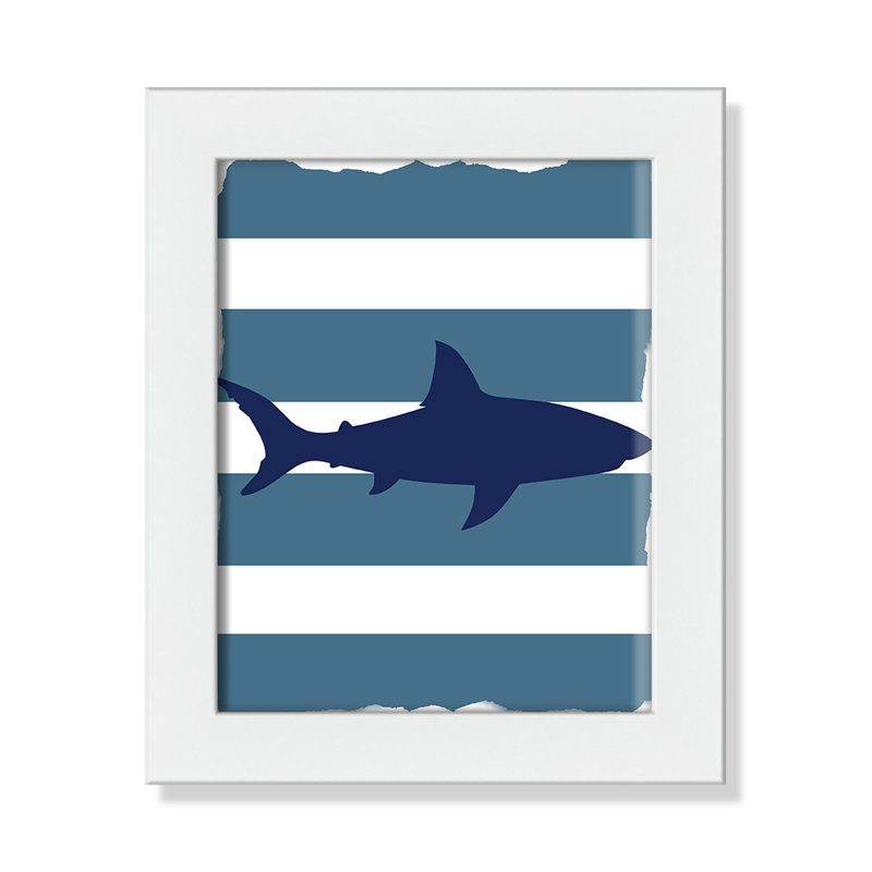 Wild One 1' Wall Decal, 10" H x 8" W x 0.6" D, White Flat Framed