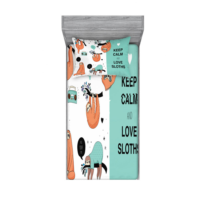 Microfiber Sheet Set, Twin Sheet Set with Fitted Sheet and 1 Pillowcases