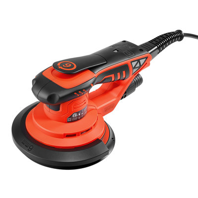 5 & 6-Inch Random Orbital Sander 400W Brushless Orbital Sander, 4000-10000RPM 7 Speeds Electric Palm Sanders with 20PCS Sandpapers, Dust Bag & Vacuum Hose for Woodworking Detailing Sanding