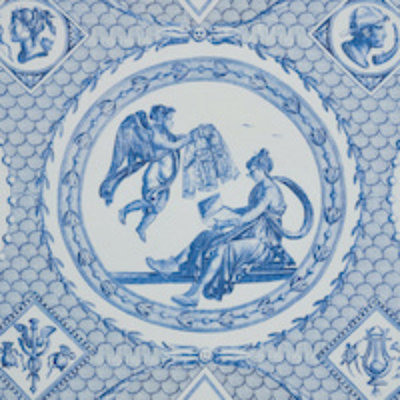 SAMPLE - Schumacher x Jill Lasersohn Les Scenes Contemporaines Wallpaper