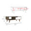 Table basse 2.0, un tiroir, quatre pieds