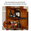 17.52 " L Solid Wood Bar Cabinet-1958976881