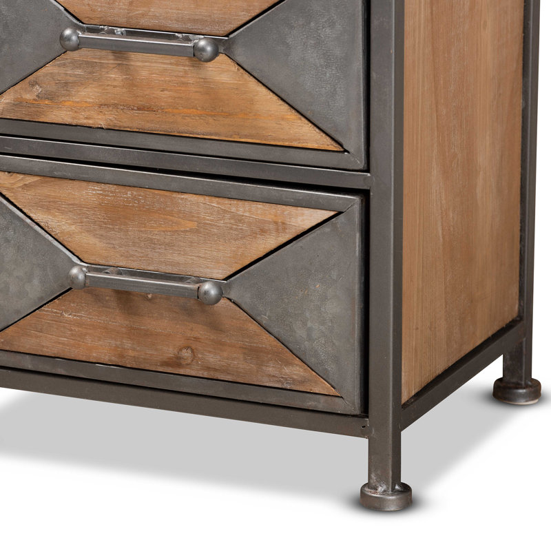 Commode décorative 5 tiroirs Jimia