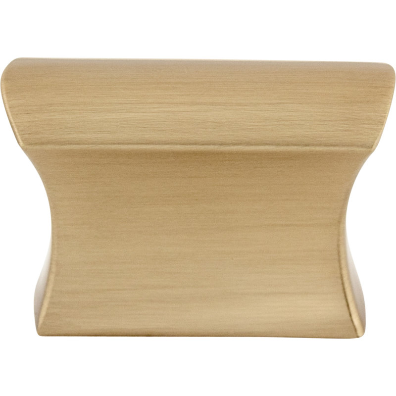 Glacier 3/4" Length Square Knob, Honey Bronze, 1 1/2" Length
