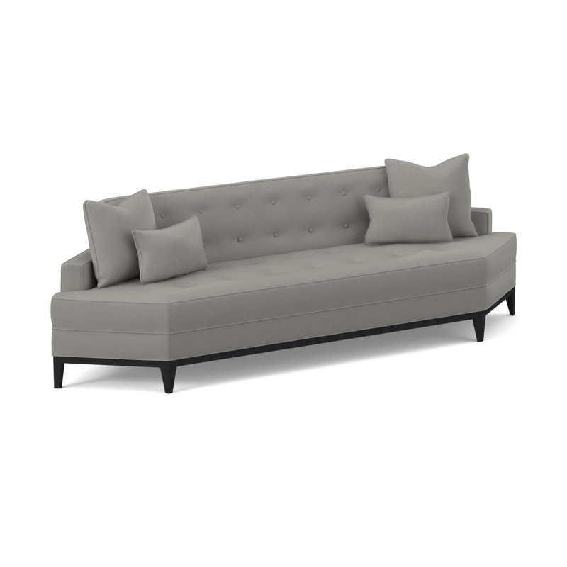 Perspective Sofa, Espresso, Fizz Ivory 100% Polyester