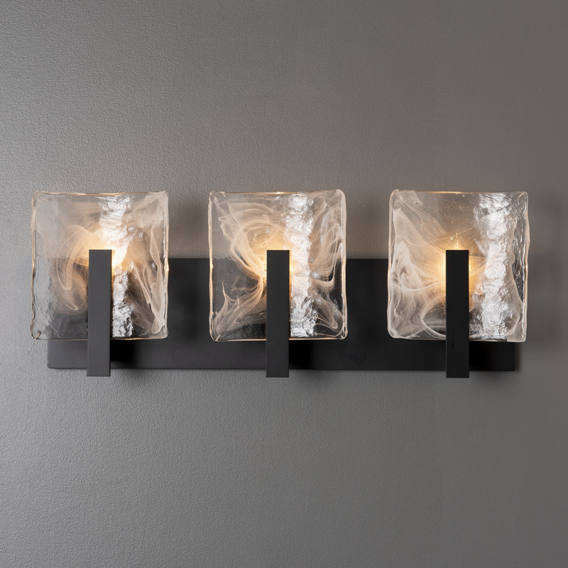 Arc 21.5" W 3 - Light Vanity Light, Black
