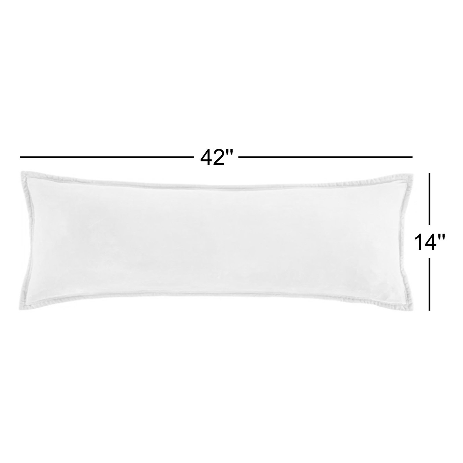 Stella 42" x 14" Pillow Cover & Insert, Teal