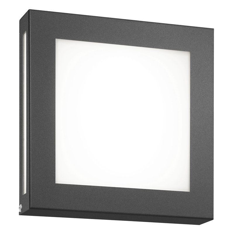 LED Outdoor Armed Sconce, Anthracite