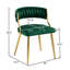 Ensemble de chaises de salle à manger en velours l 21,65 po Christal-88086809