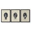 Royal Portraits 9 - Toile tendue avec châssis sur mesure - 3 pièces-117231310-117231308
