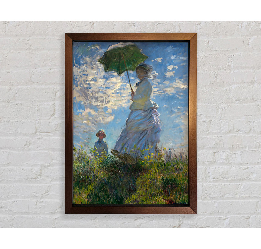 Madame und ihr Sohn von Claude Monet - Einzelne Bilderrahmen Kunstdrucke