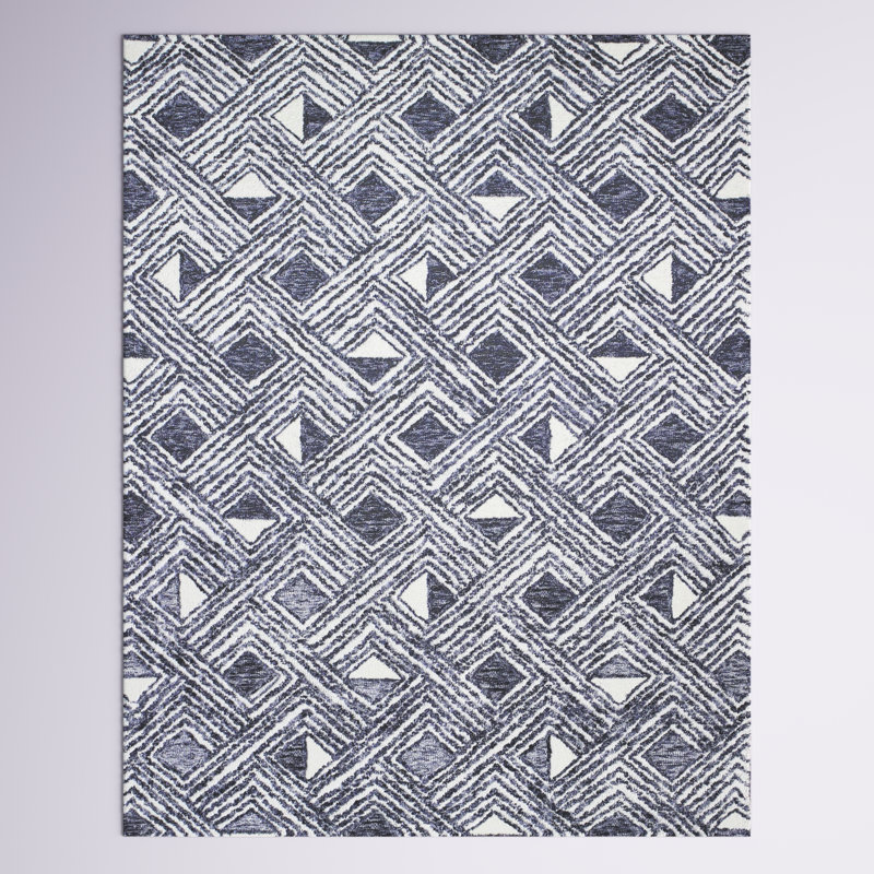 Jezreel Wool Geometric Indoor Rug, Rectangle 3'6" x 5'6"