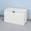 Armoire de rangement blanche avec 2 charnières de sécurité