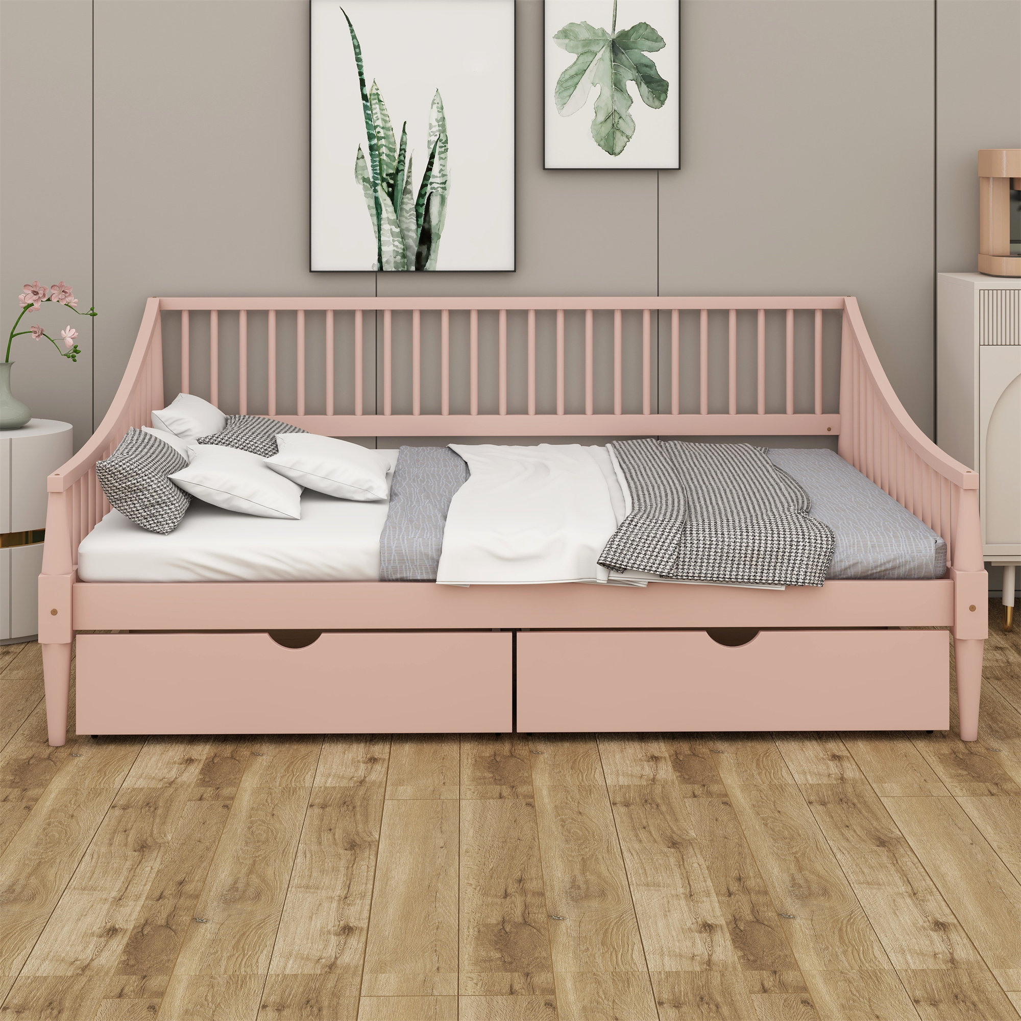 Red Barrel Studio® Anup Slat Storage Bed | Wayfair