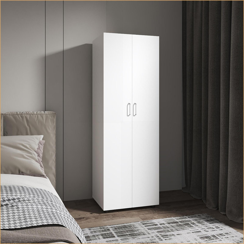 Armoires | Armoire de rangement Barkley | Blanc | Bois d'ingénierie, Blanc