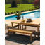Charleston Teak Outdoor Picnic Bench