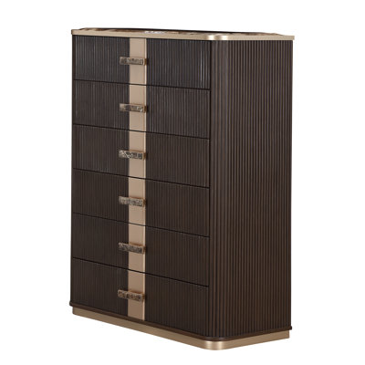 West Kensington Highboy Chest Medium Espresso