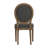 Baril Upholstered Oval Back Side Wood Chair-954866528