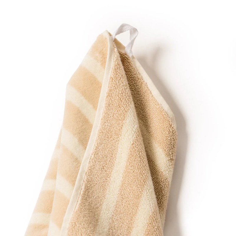 The Beach Towel, Monaco Natural Stripe