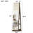 360°Swivel Jewelry Cabinet with Full Length Mirro