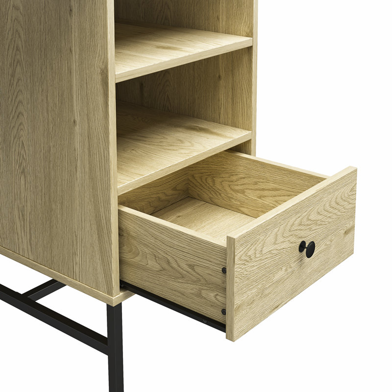 Cuomo Metal Base Writing Desk