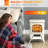 Electric Fireplace Heater with Realistic LED Flames-1963493488