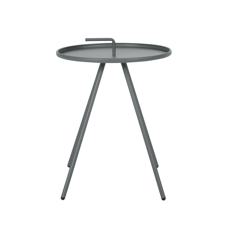 Vida 16.5" Side Table （Only Include Table), Gray