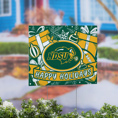 North Dakota State University Yard Sign, Holiday