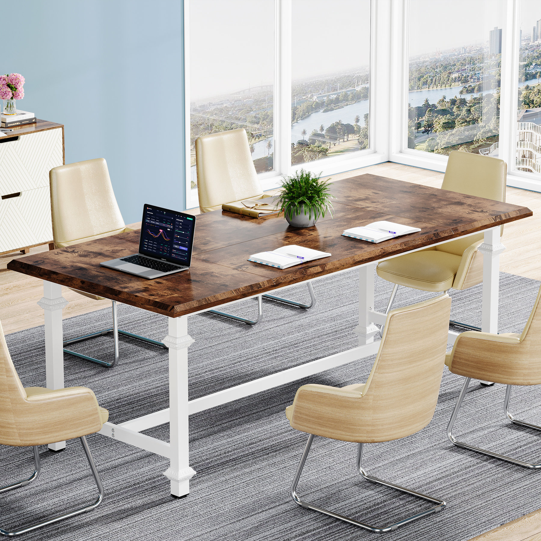 Charlton Home 5 ft Rectangular Conference Table | Wayfair