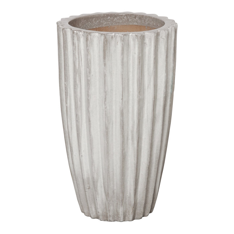Tegan Handmade Ceramic Planter, 21" H x 12" W x 12" D