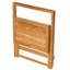Banc de douche en teck de 16 po de largeur