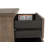 2 - Drawer Solid Wood Nightstand in Dovetail Gray