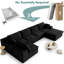 Canapé modulaire 135,4 po Cloud Couch-129468539