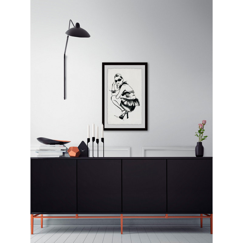 « deep pensées », reproduction de peinture à l’acrylique encadrée, H 18 po x l 12 po
